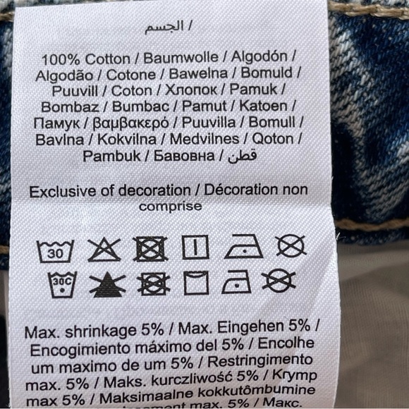 Vero Moda Joana High Rise Acid Shorts size XS - Picture 7 of 7